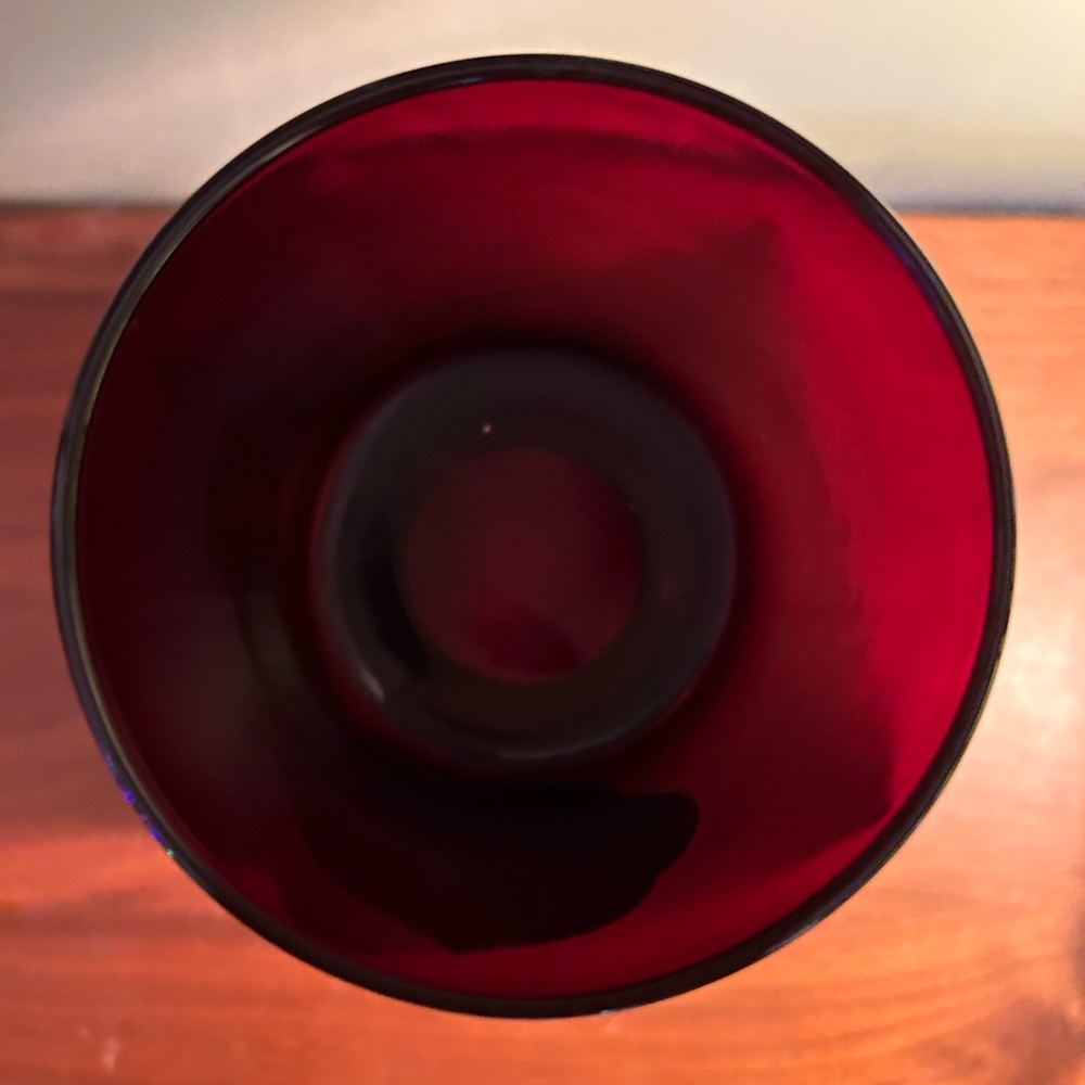 The Vampire’s Wife Trudon collab empty Bonfire red glass candle vessel with box. - Picture 2 of 11